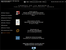 Tablet Screenshot of corraldelamoreria.com